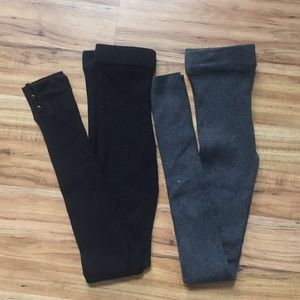 2 Pair of Ribbed Leggings